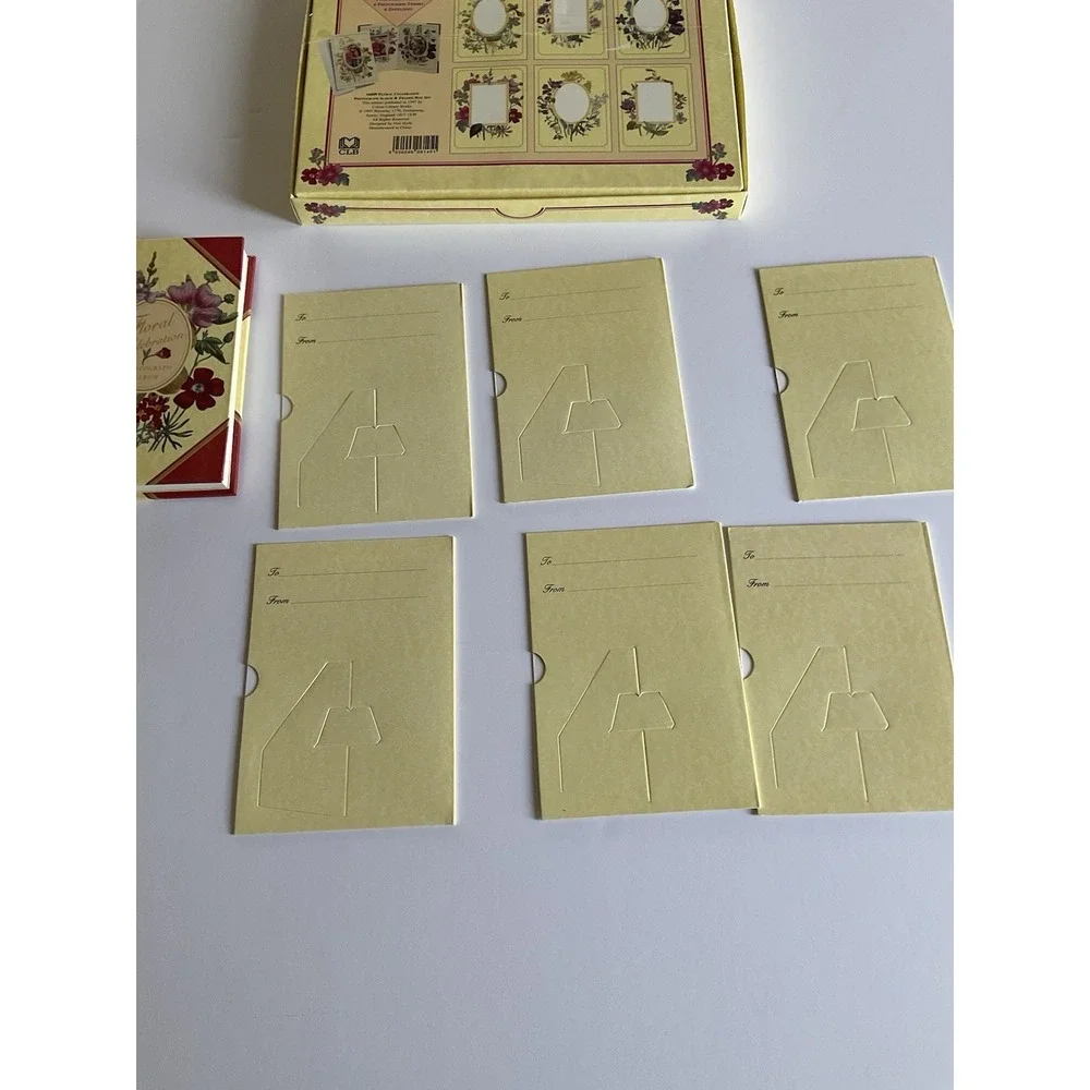 Floral Celebrations Photograph Album Frames Box Set 1997 Waverly New